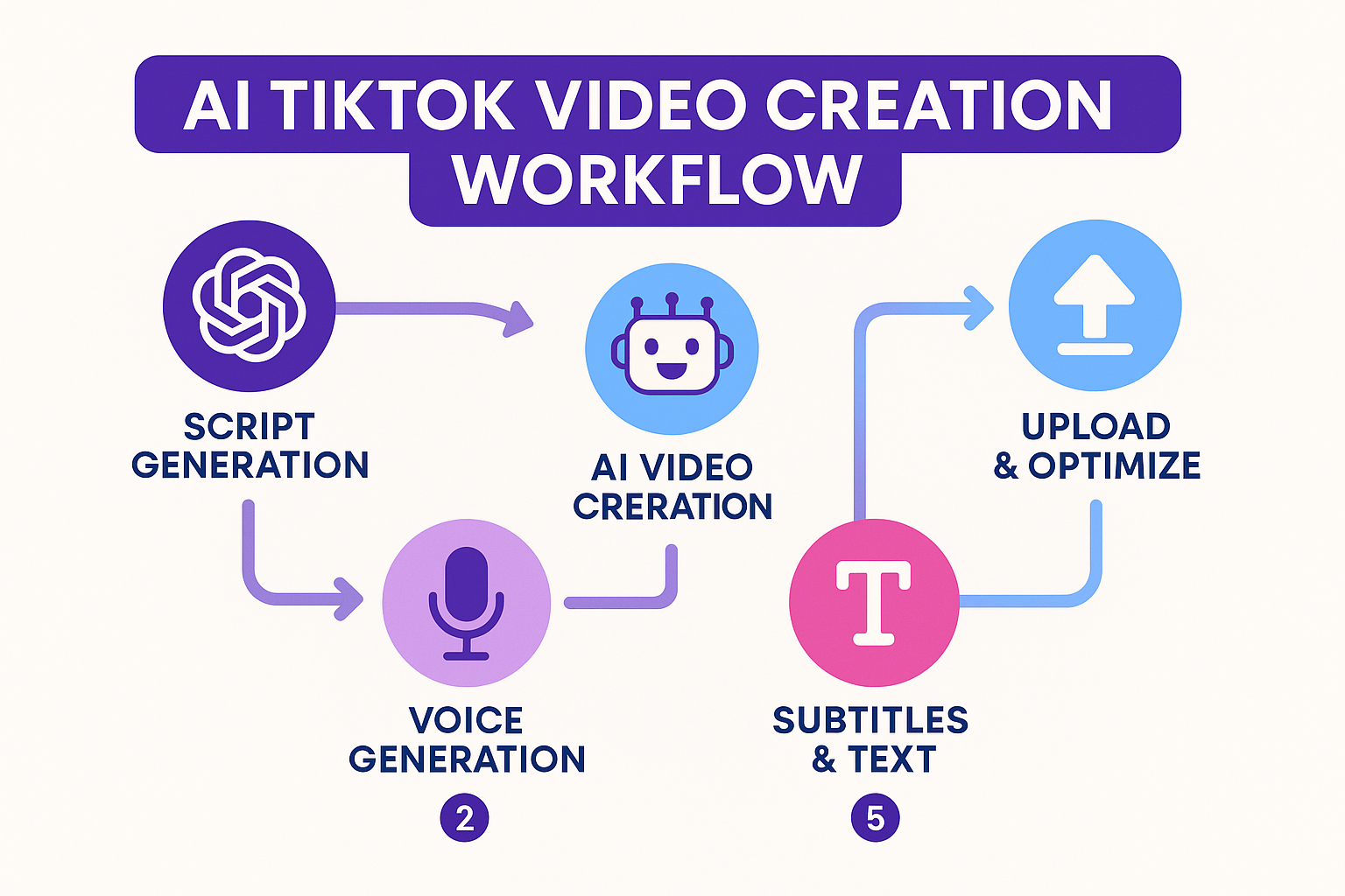 AI TikTok Video Creation Workflow