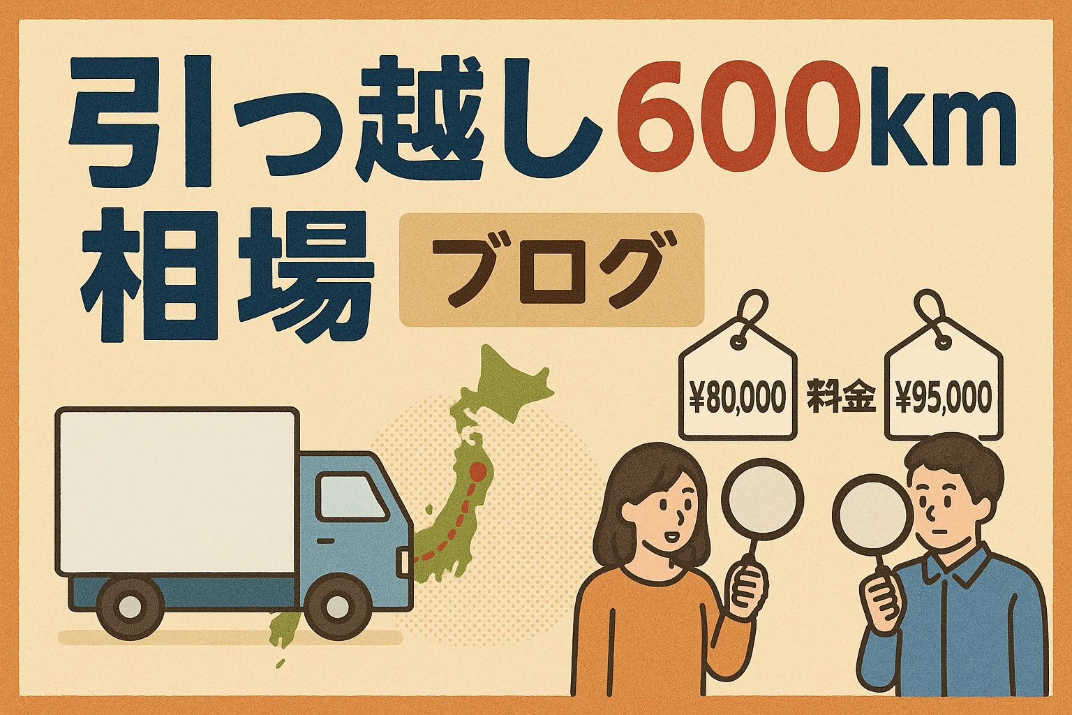 引っ越し600km相場