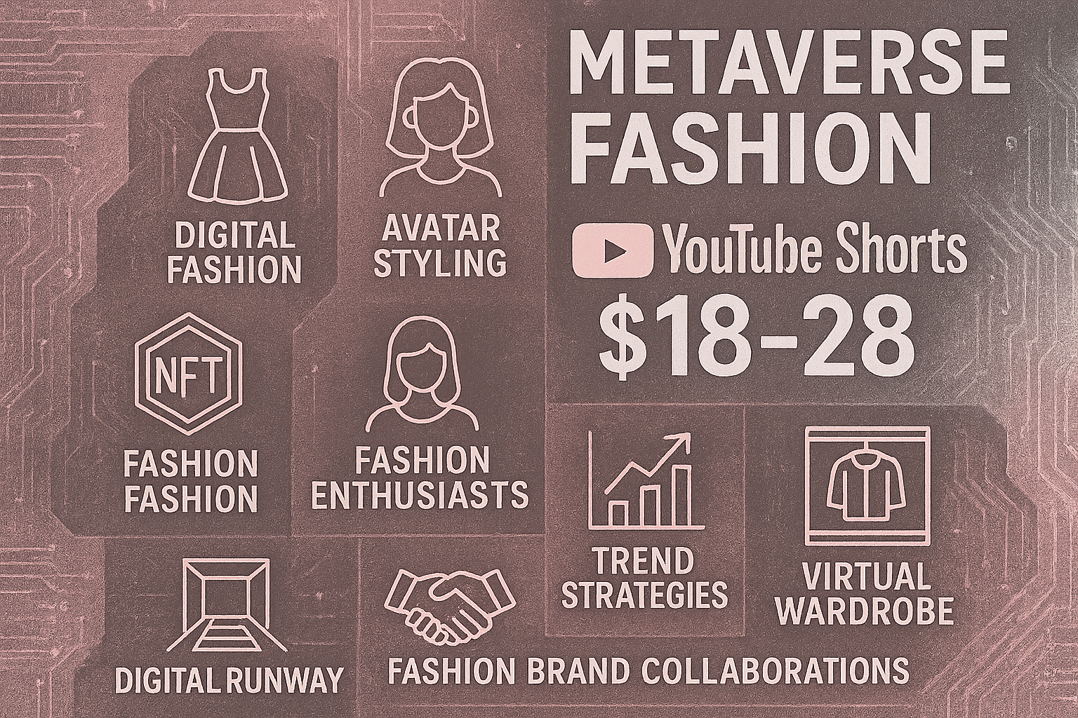 Metaverse Fashion Infographic