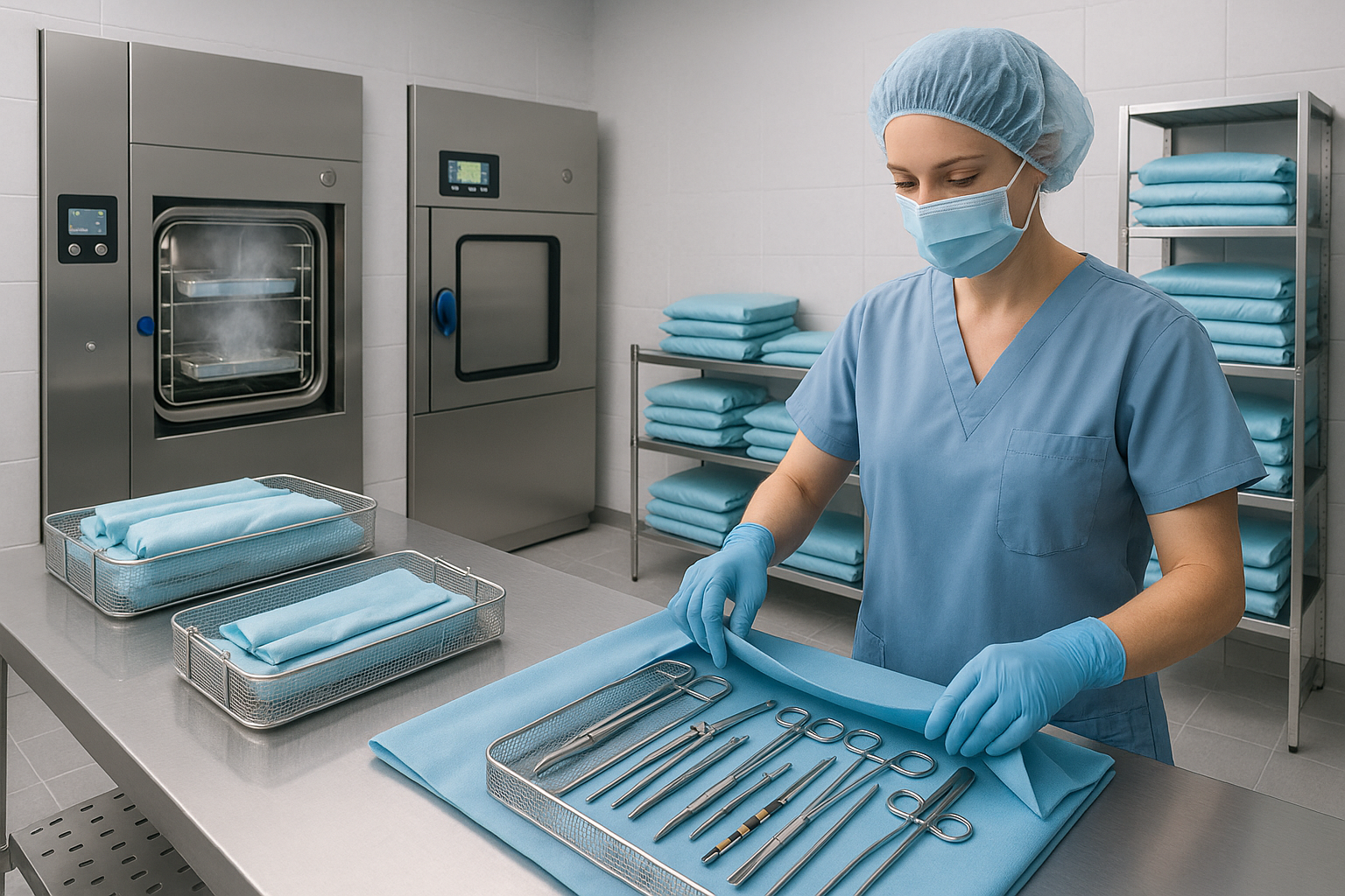 Modern Hospital Sterilization Room