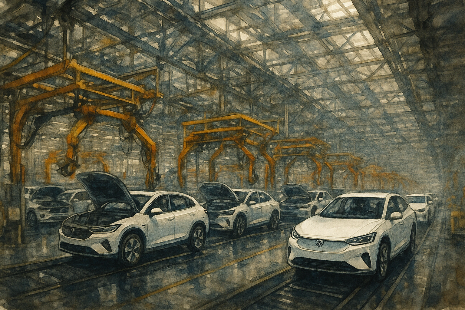 中国EV工場画像