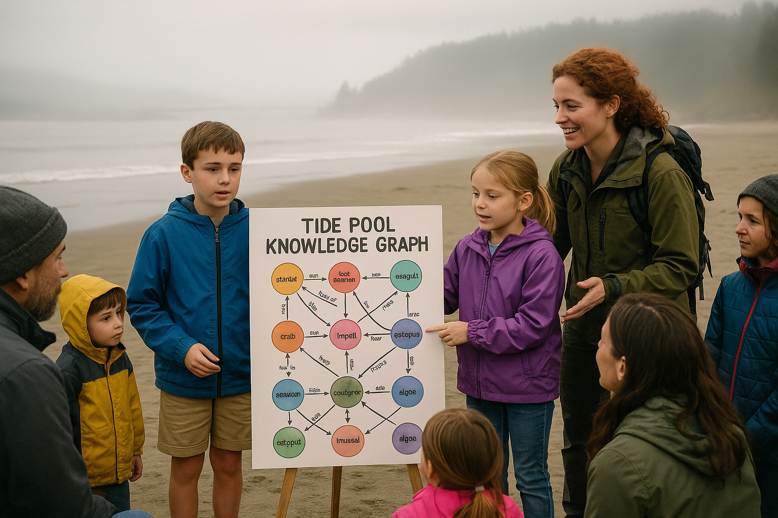 Presenting their knowledge graph to other families