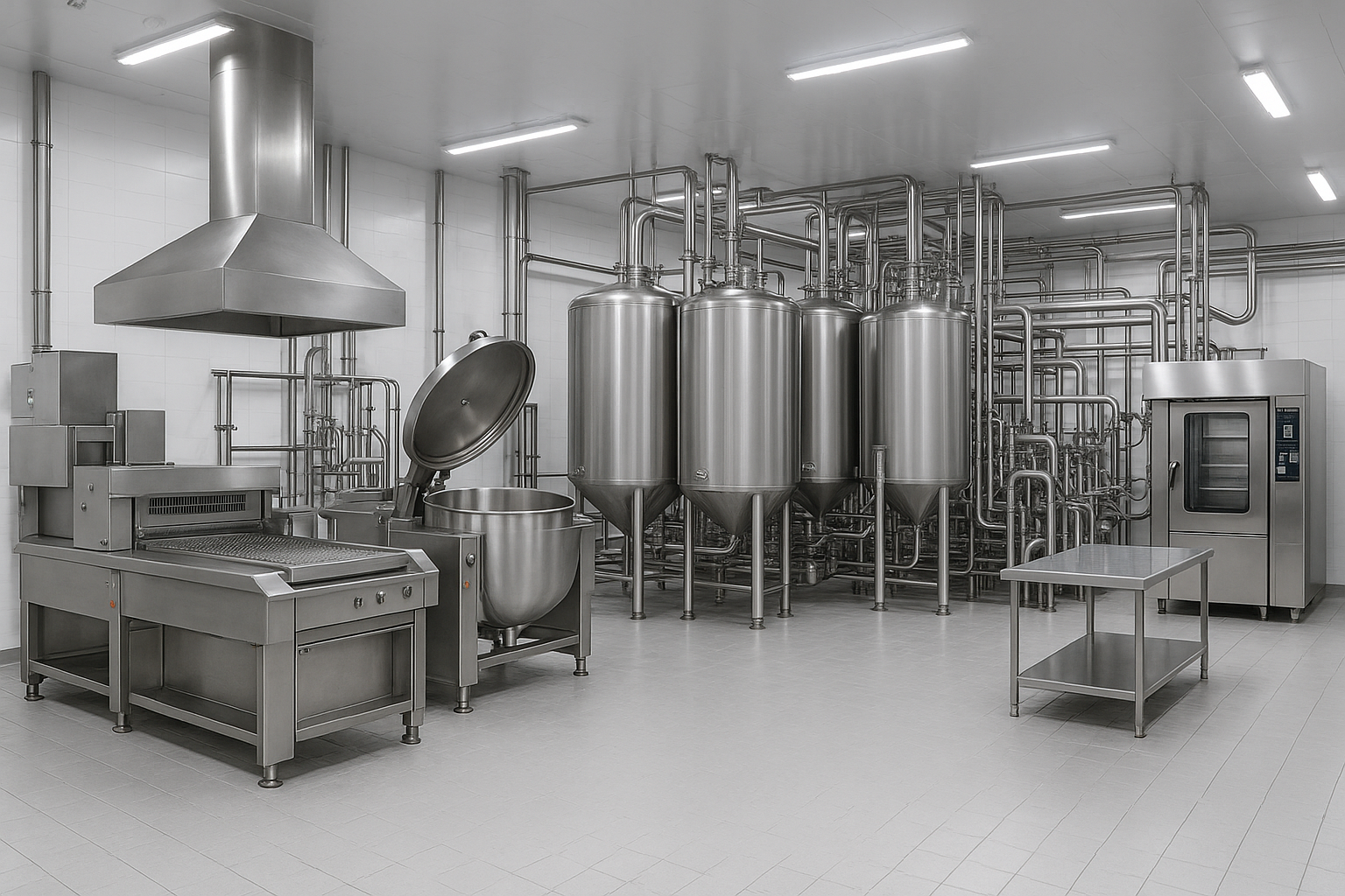 INSTALLATION ALIMENTAIRE EN AISI 304