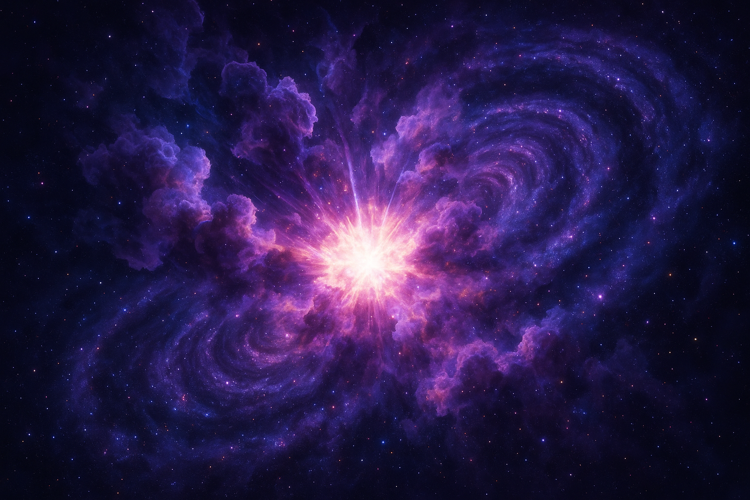 宇宙的爆発エフェクト