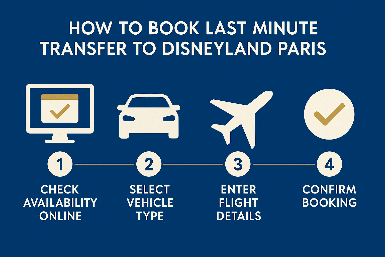 How to Book Last Minute Transfer to Disneyland Paris - Step by Step Guide