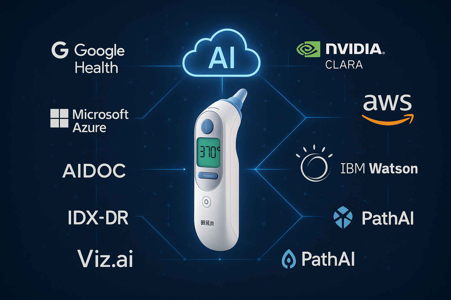 AI Cloud Integration Network Visualization