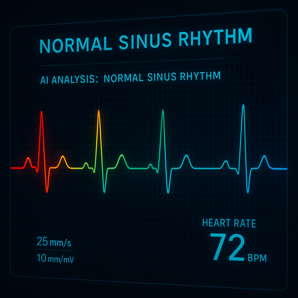 ECG Waveform Analysis with AI Interpretation