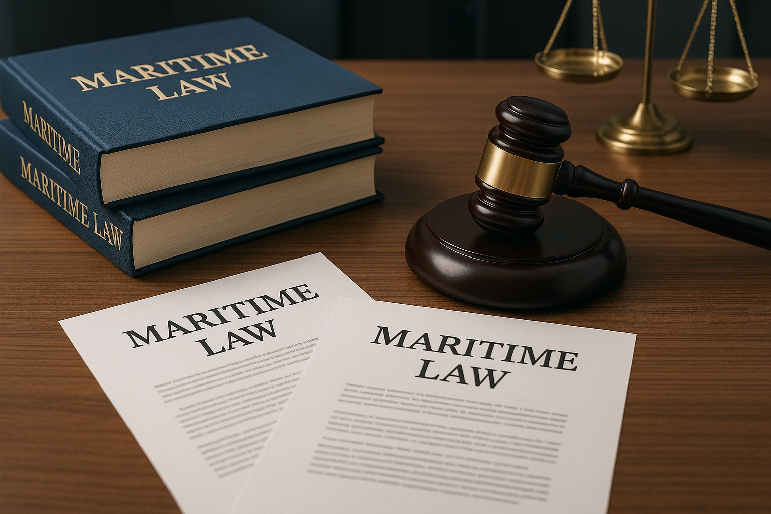 Maritime law books and documents
