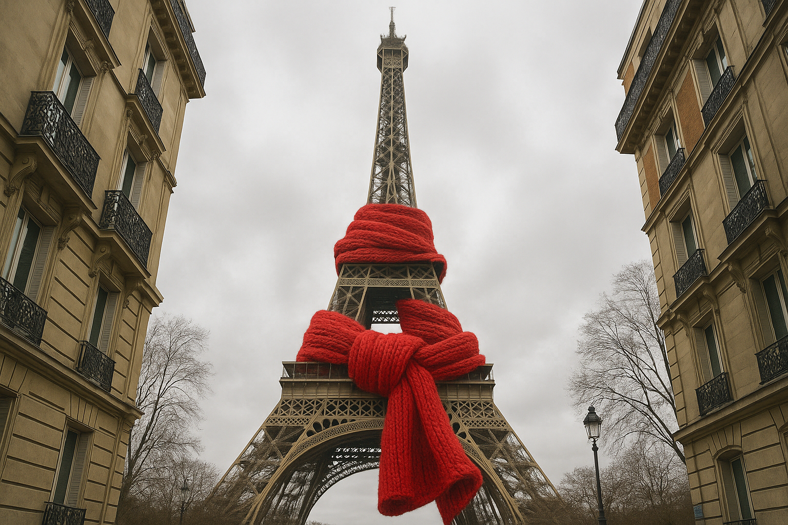 Eiffel Tower Scarf
