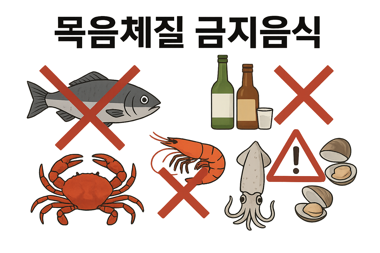 목음체질 금지음식