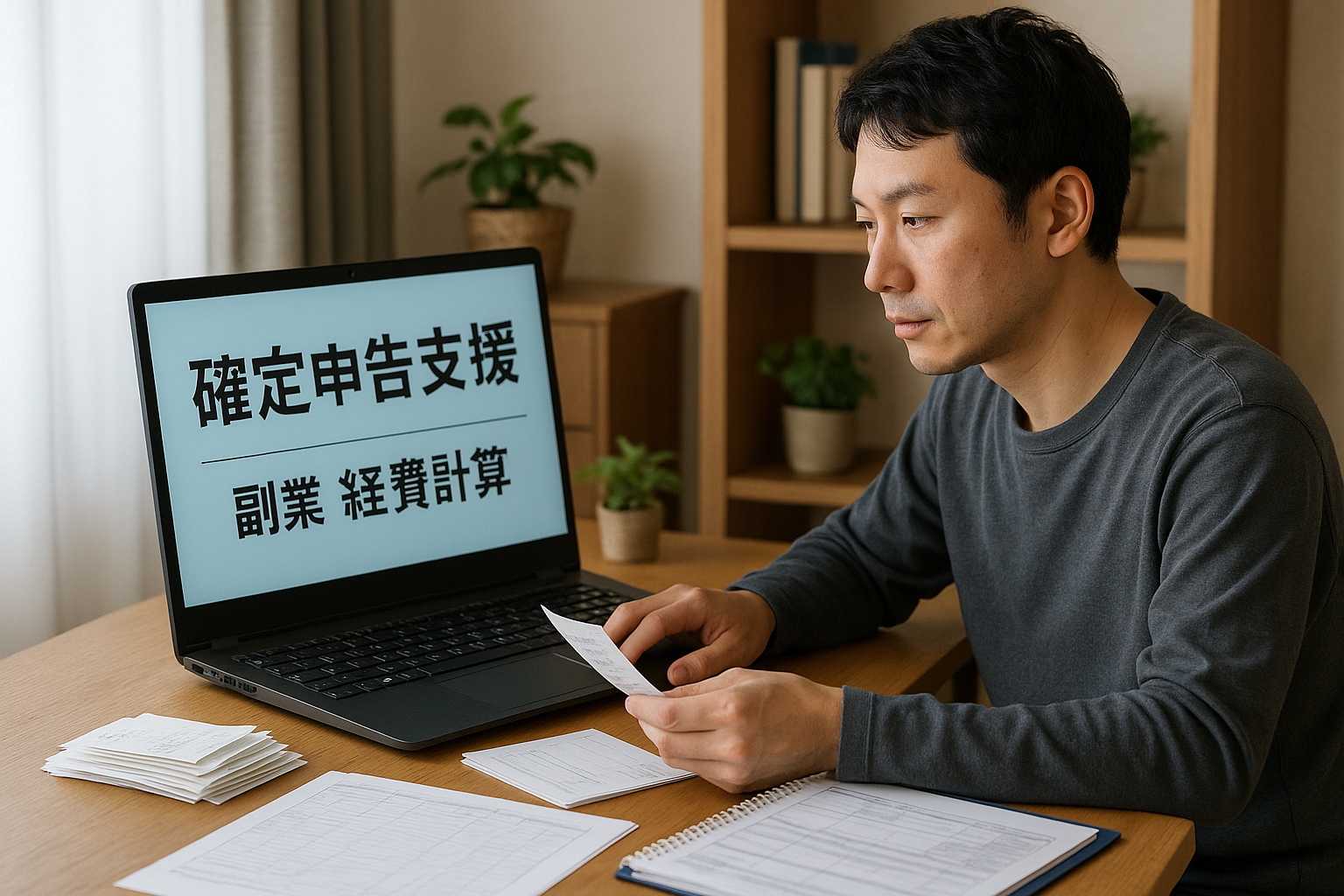 確定申告作業のイメージ