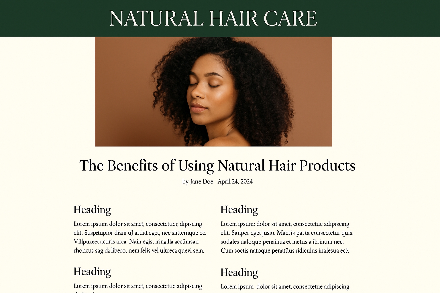 Nutrition For Hair Health