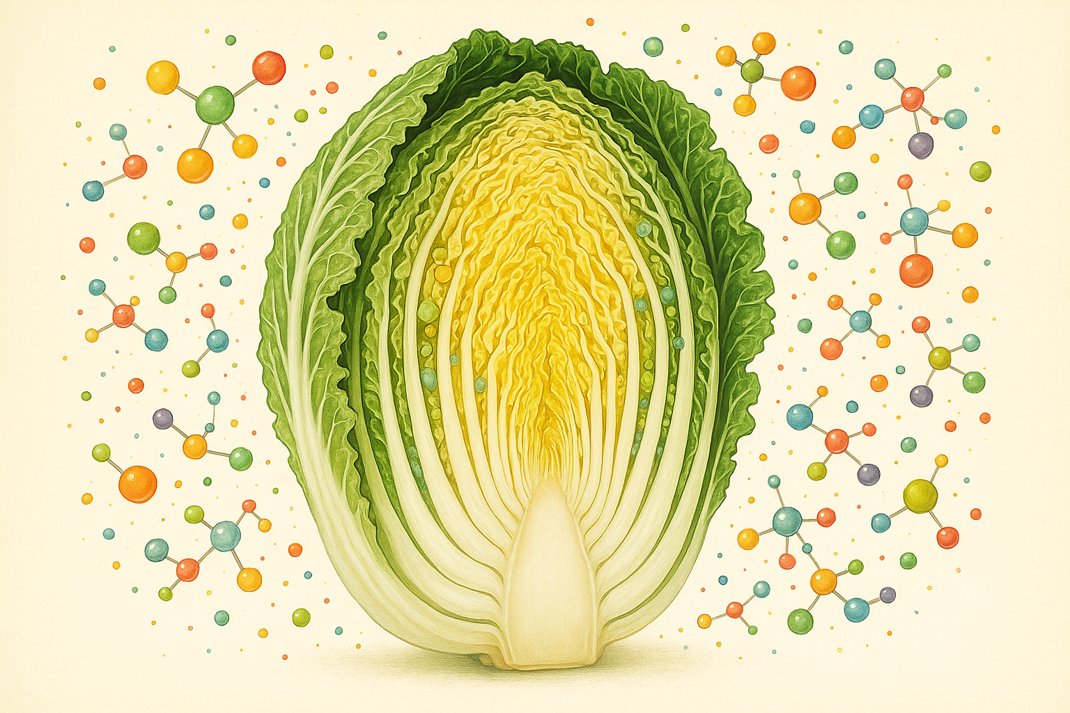 배추의 영양성분 시각화