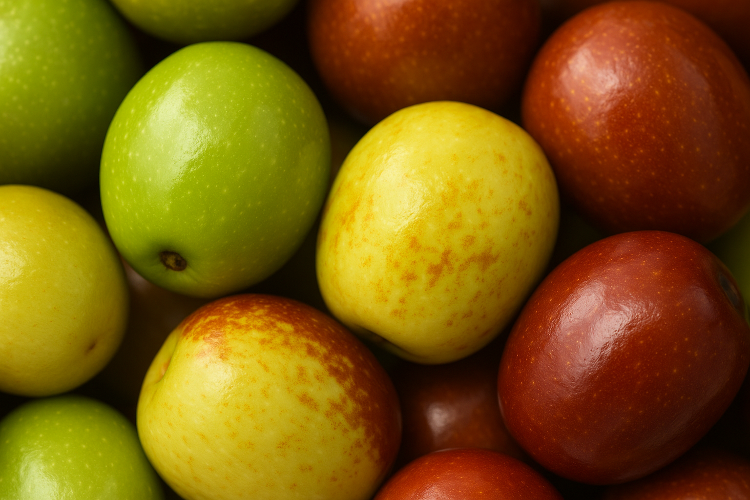 대추 열매의 성숙 단계