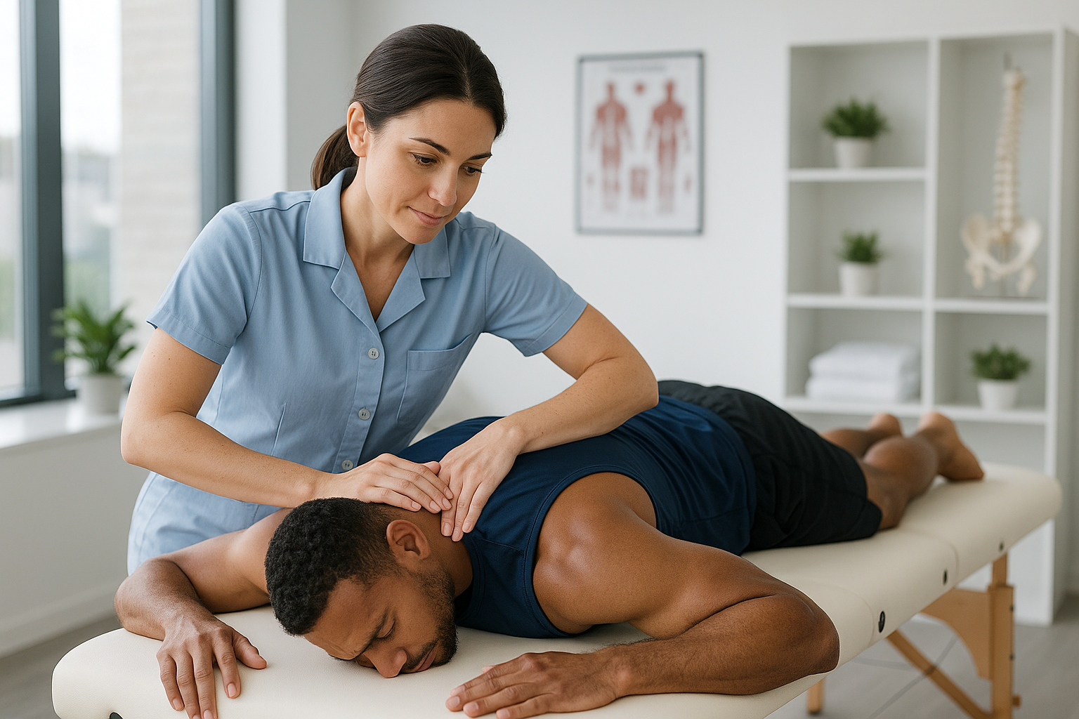 Female Chiropractor Sports Treatment