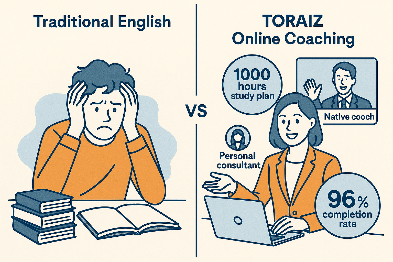 トライズオンラインレッスンの雰囲気