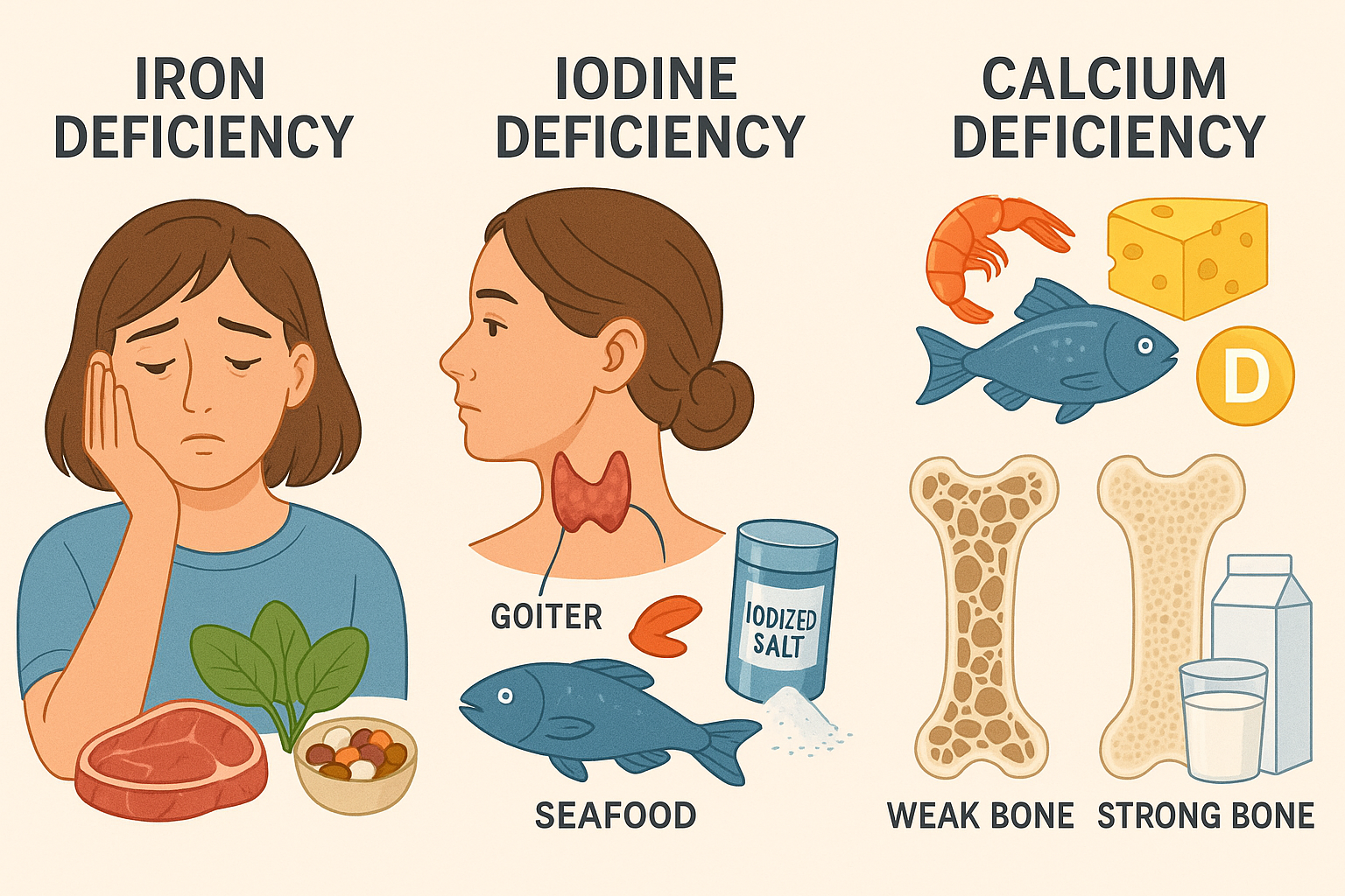 Mineral Deficiency Diseases Overview
