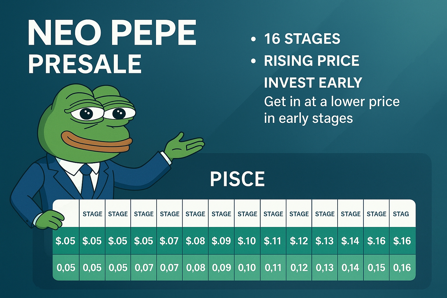 Neo Pepeのプレセール段階