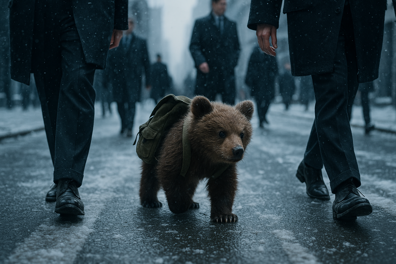 Bear in City