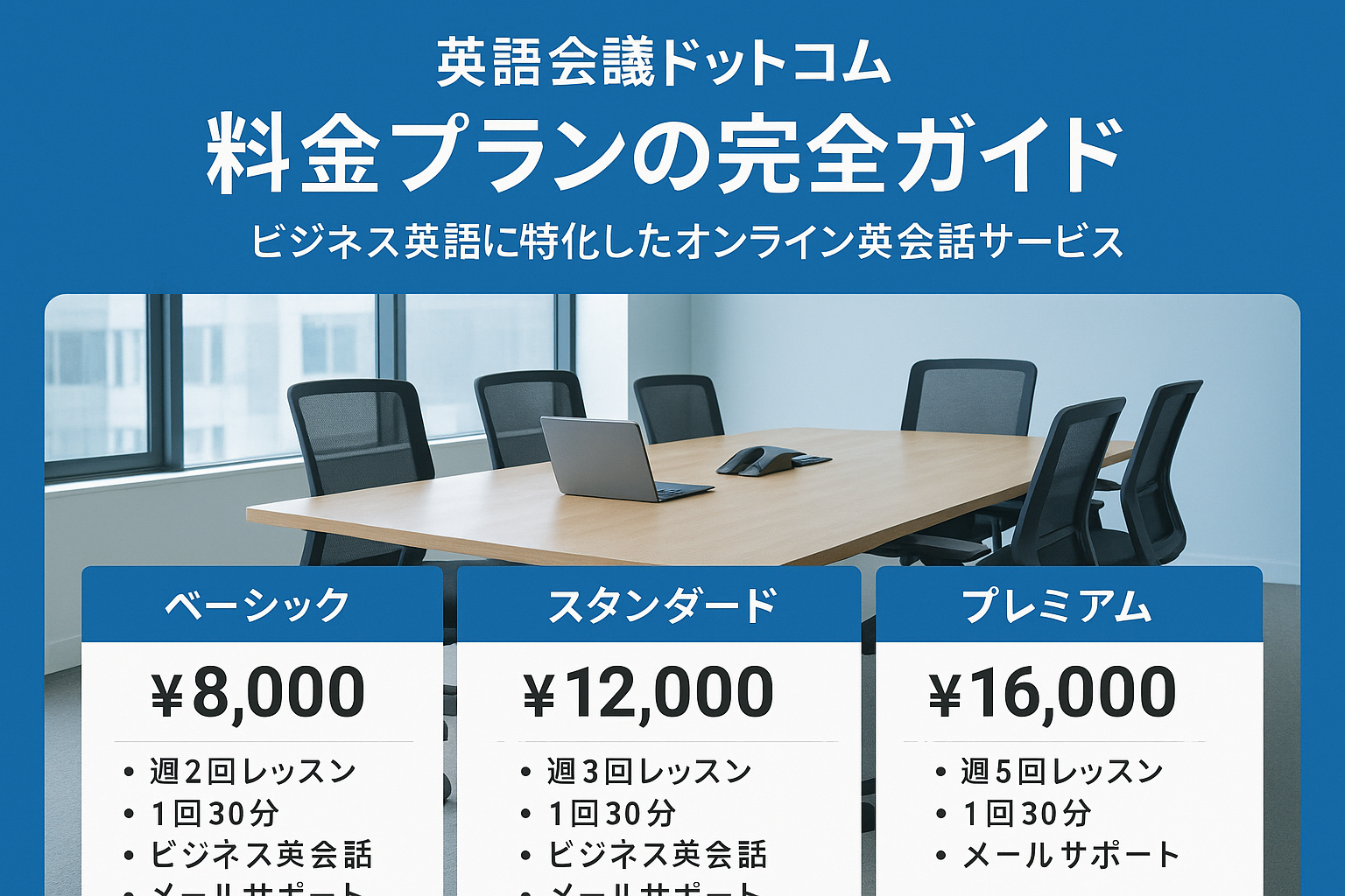 英語会議ドットコム料金プラン