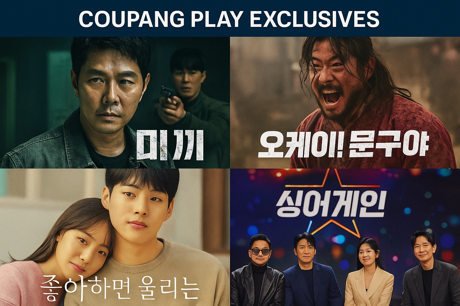 쿠팡플레이 독점 콘텐츠
