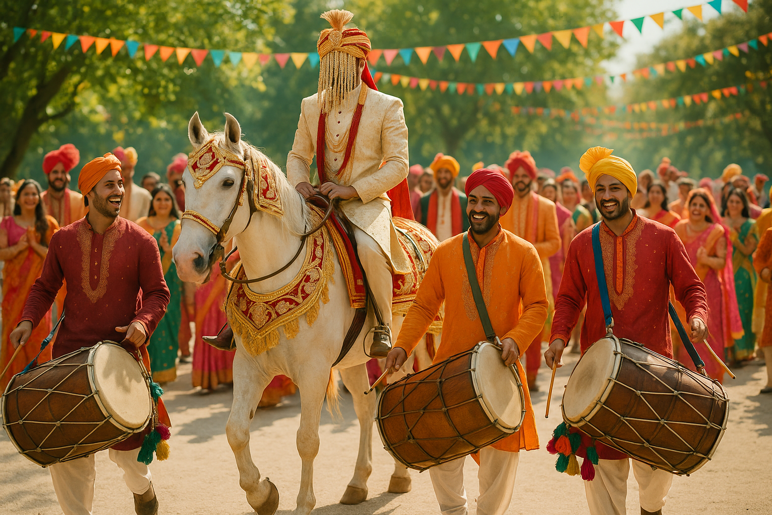 Traditional Baraat Procession