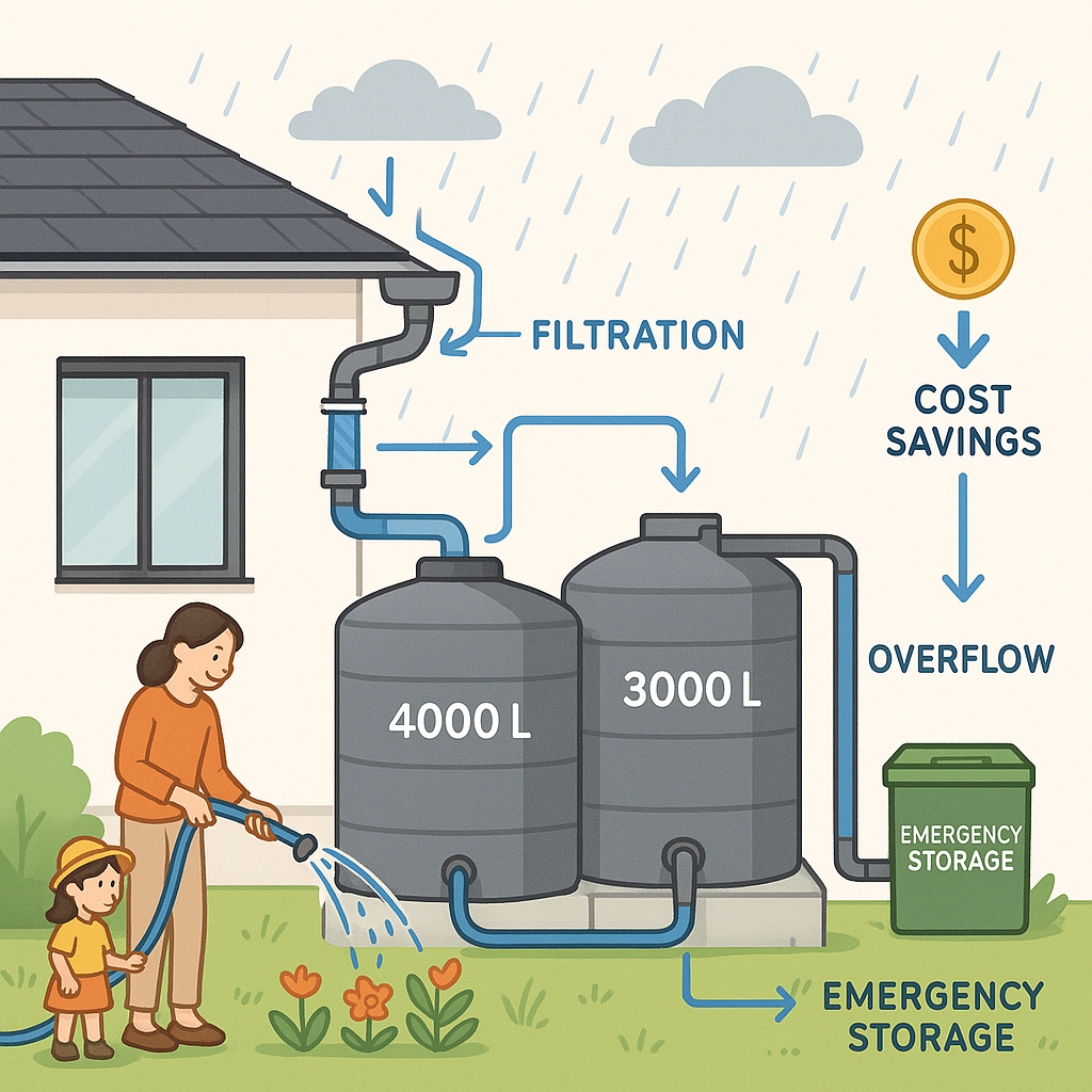 雨水タンクシステムの設置と活用方法