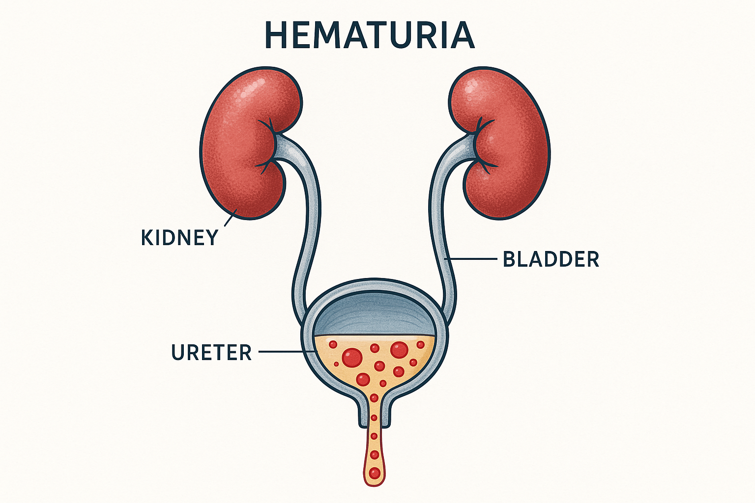 혈뇨와 비뇨기계 구조