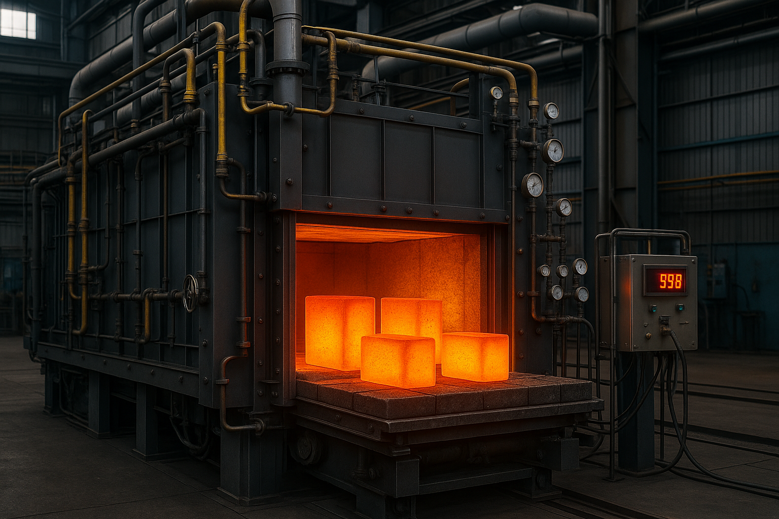 FOUR DE TRAITEMENT THERMIQUE POUR ACIERS