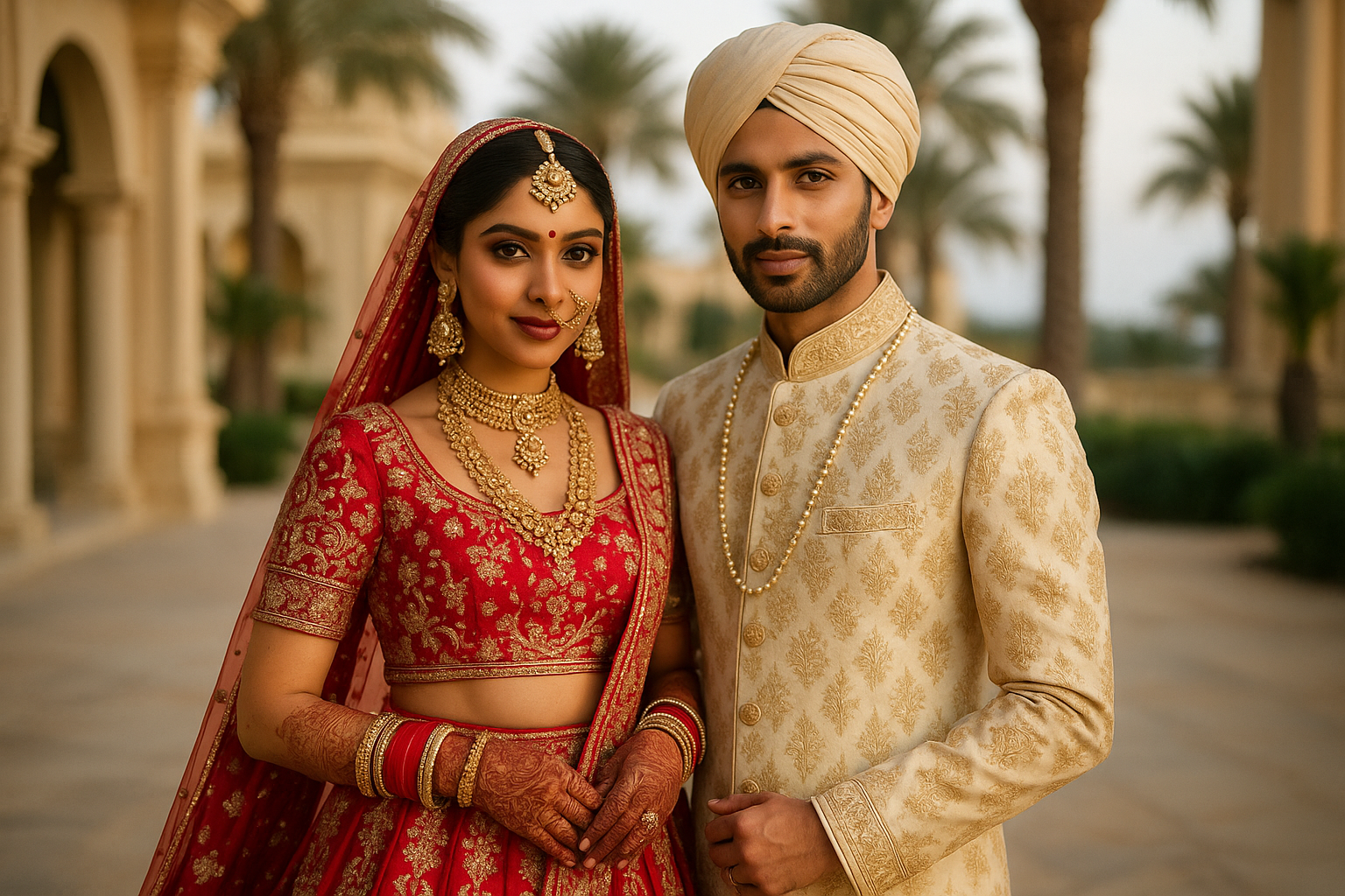 Traditional Indian Wedding Couple