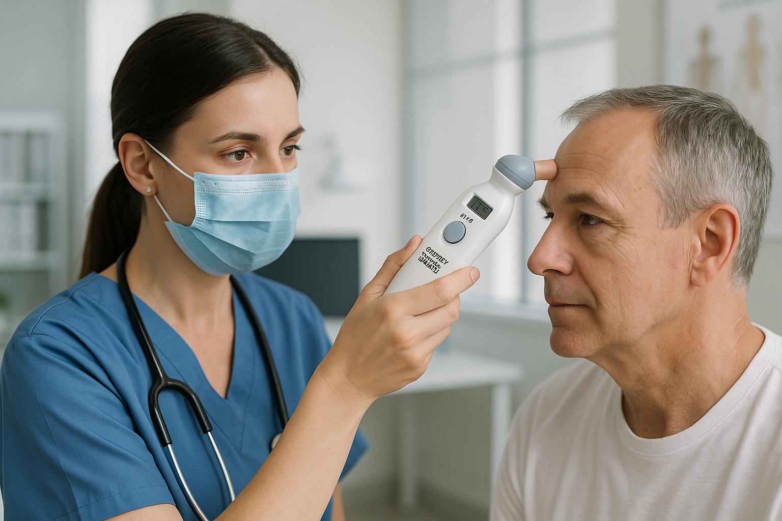 Healthcare Professional Using TAT-5000