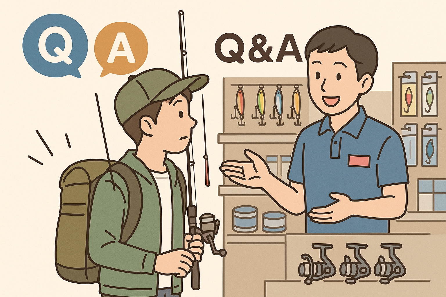 初心者向けのQ&Aイメージ