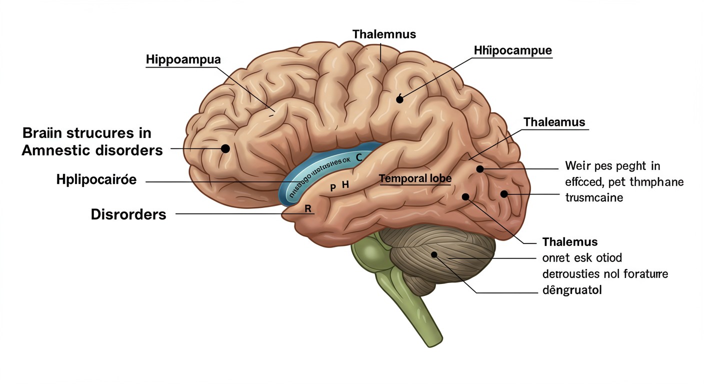 Brain Structures in Amnestic Disorders