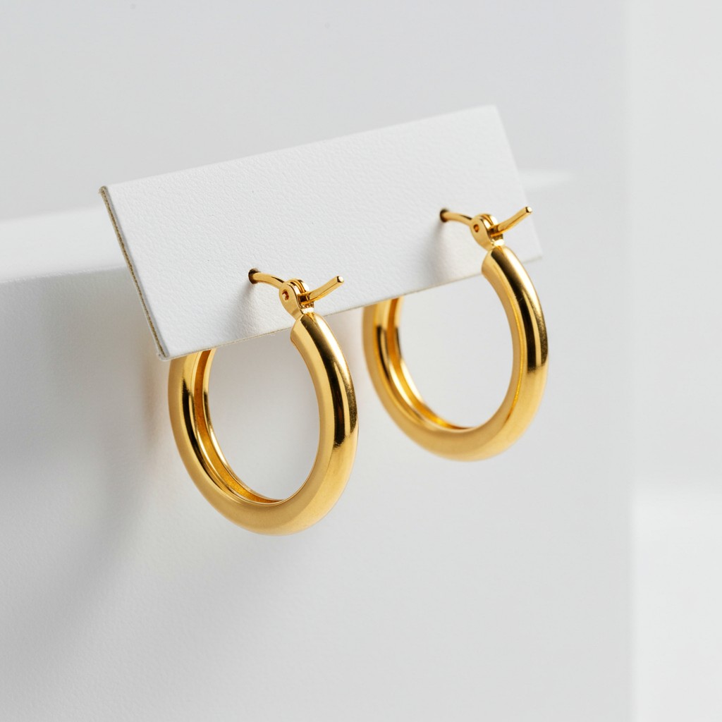 Gold Hoop Earrings