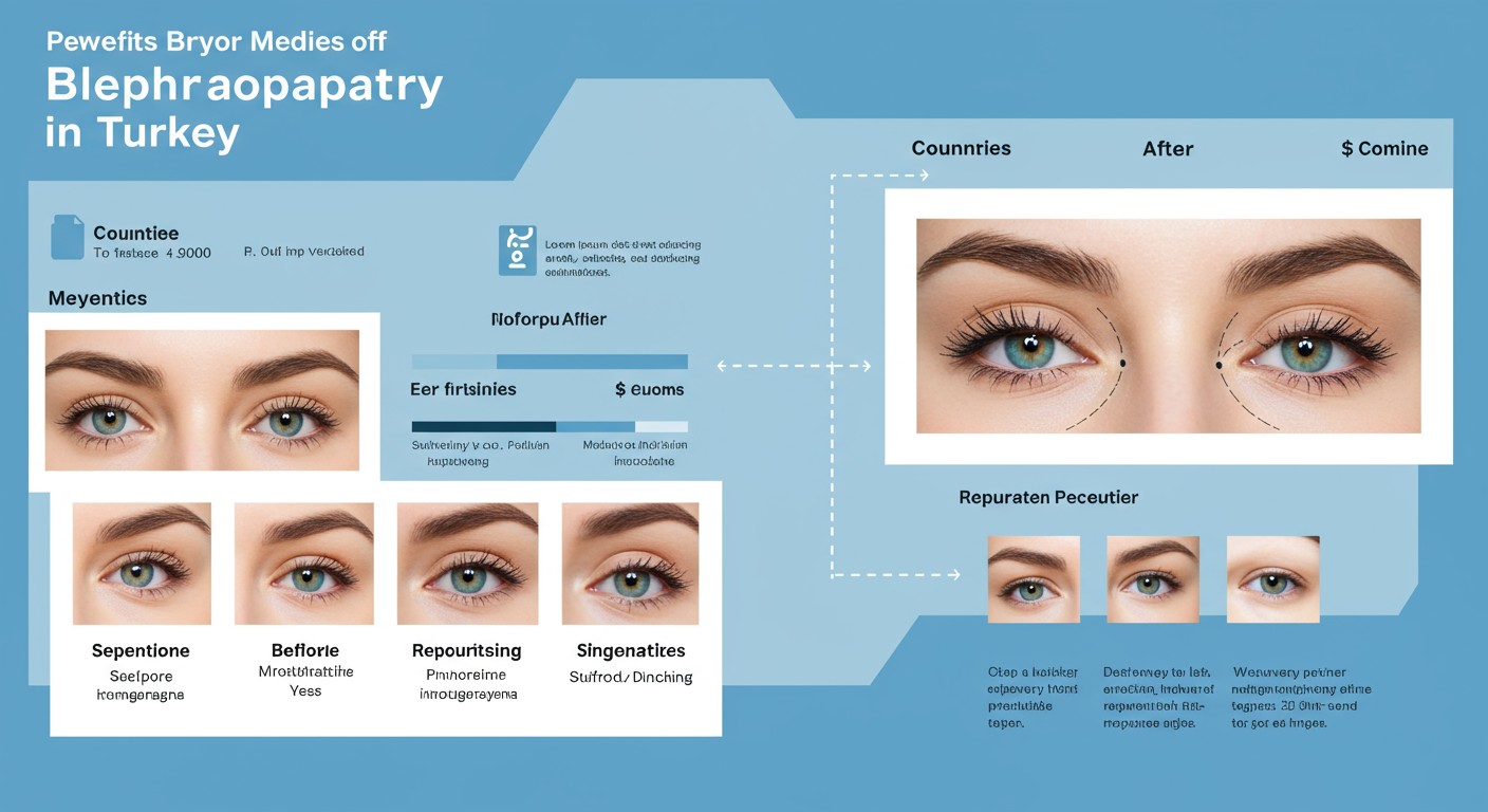 Beneficios de la blefaroplastia en Turquía