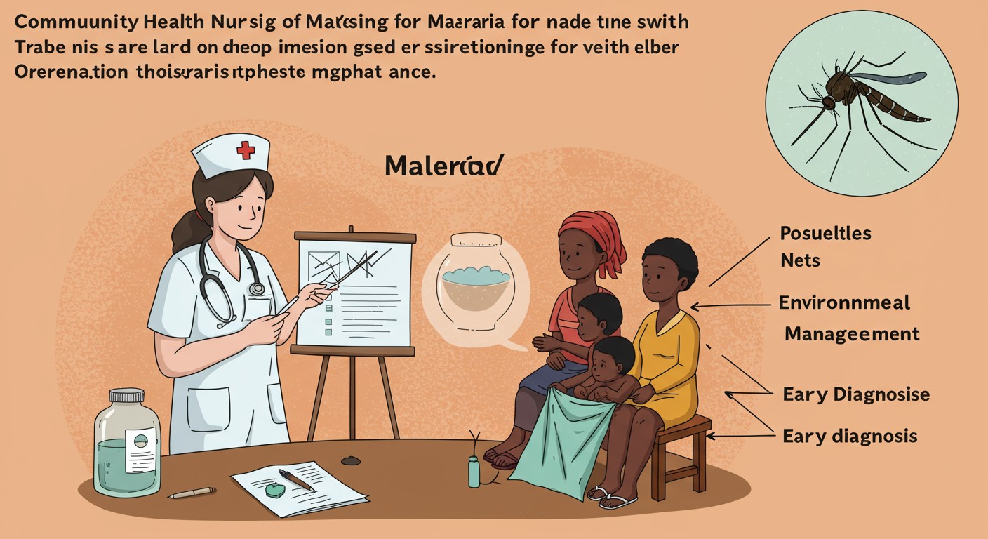 Community health nursing for malaria prevention
