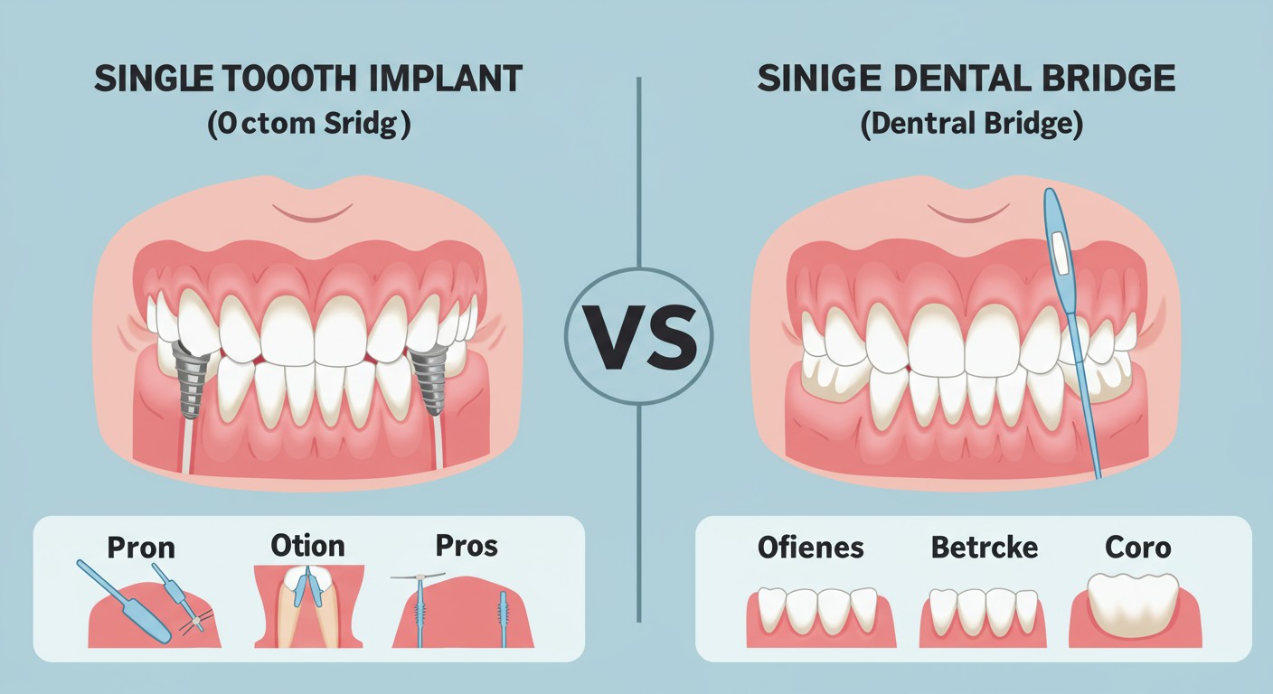 Implant vs Bridge Comparison