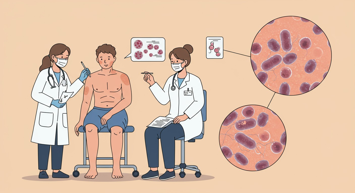 Hansen's disease examination