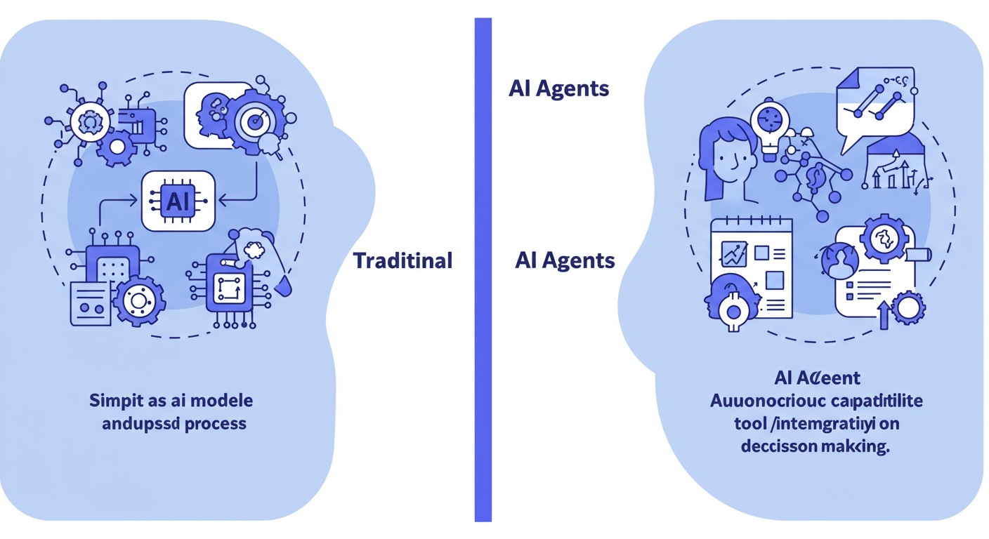 AI Agent與傳統AI模型對比