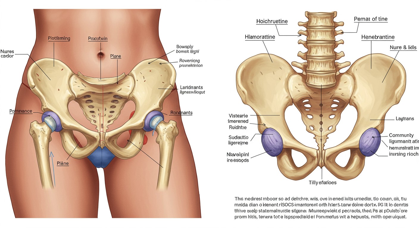 Female pelvis anatomy
