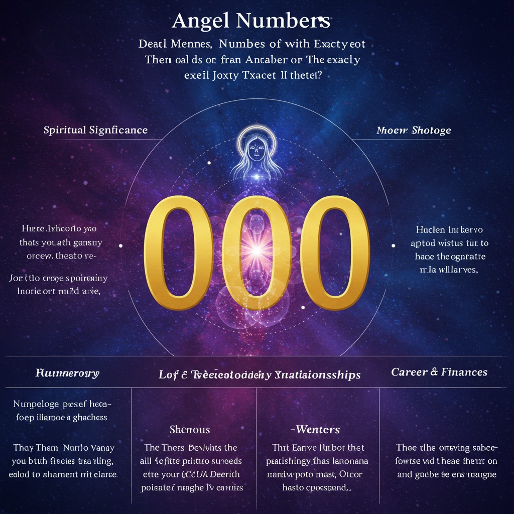 Angel Number 000 Meaning Chart