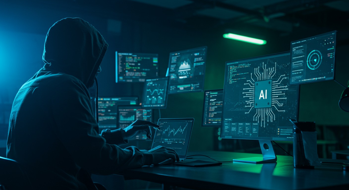 Hacker usando inteligencia artificial para ataques de ransomware