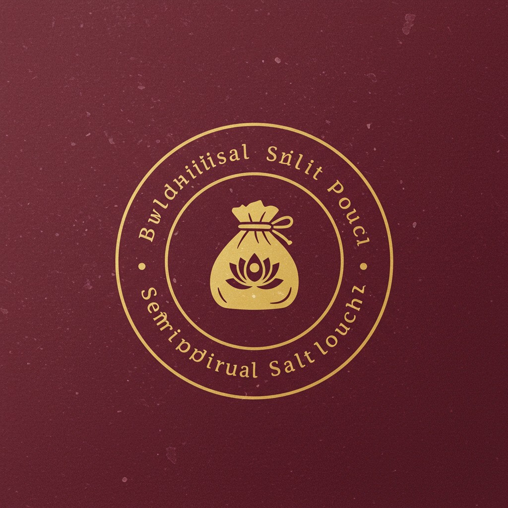 Buddhist Spiritual Salt Pouch Logo