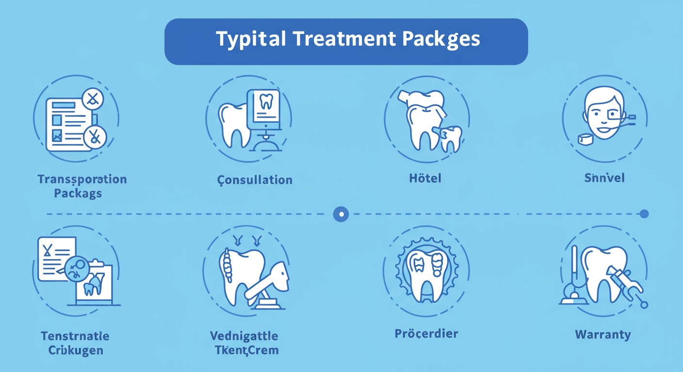 Paquetes típicos en tratamientos dentales de Turquía