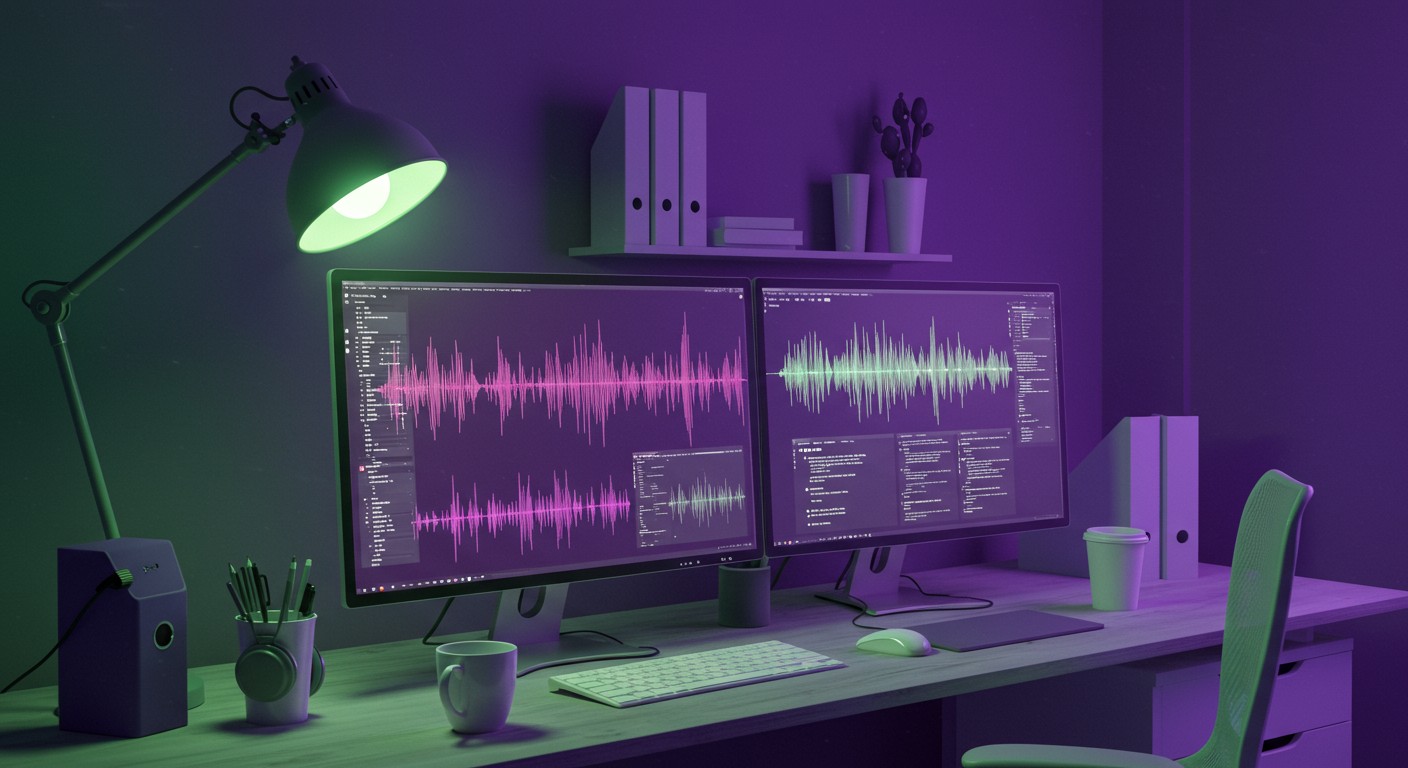 Speechelo workspace with voice technology