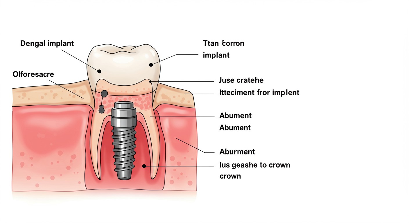 Single Tooth Implant Structure