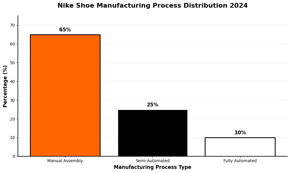 Nike Shoe Manufacturing Process Distribution 2024