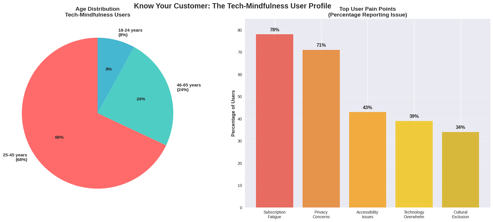 Know Your Customer: The Tech-Mindfulness User Profile
