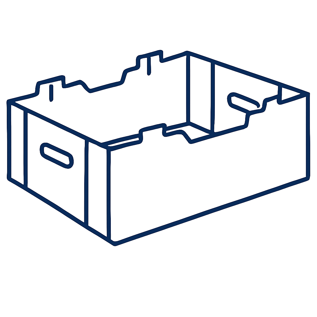 Open boxes
