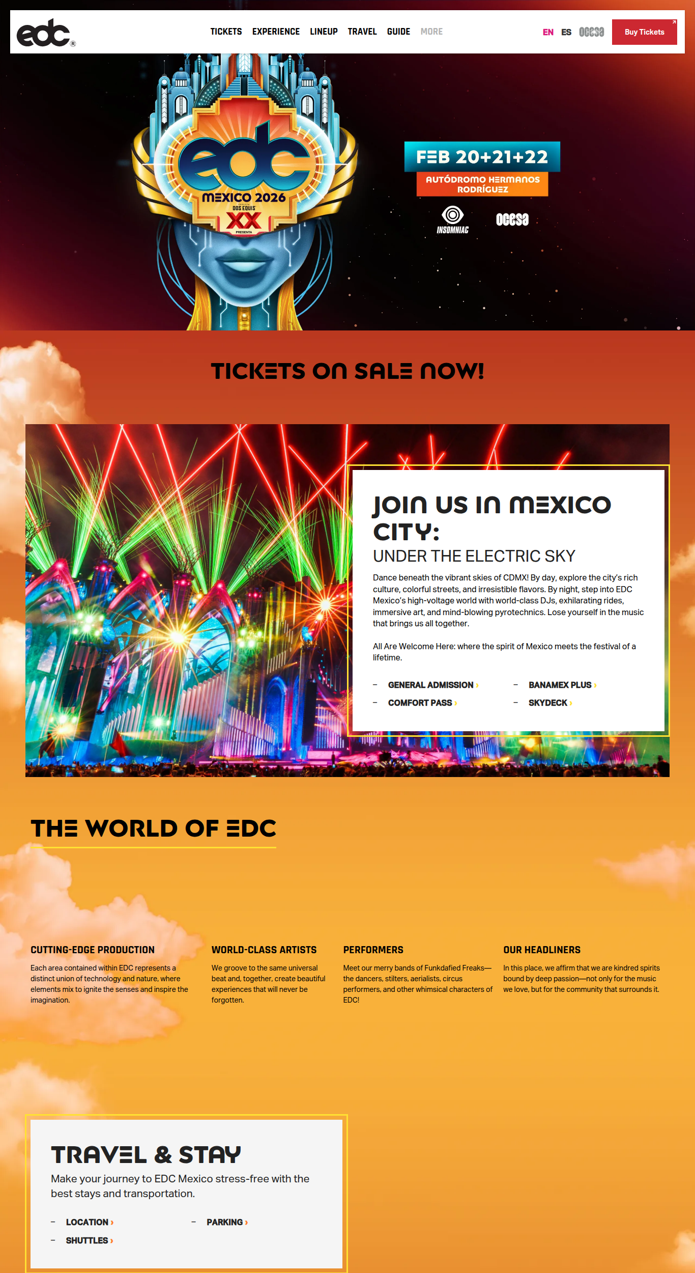 EDC Mexico Homepage